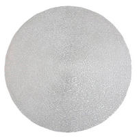 TISCHSET Kunststoff Silberfarben 38 cm  - Silberfarben, Basics, Kunststoff (38cm)