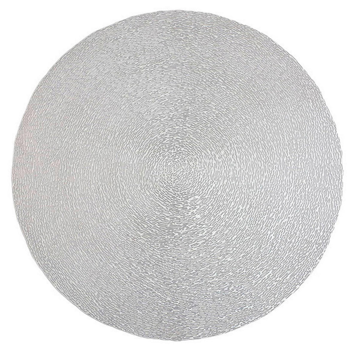 TISCHSET Kunststoff Silberfarben 38 cm  - Silberfarben, Basics, Kunststoff (38cm)
