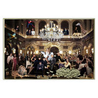 GLASBILD  - Cappuccino, Trend, Glas (150/3.6/100cm)