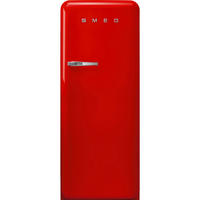 KÜHLSCHRANK 60,1/153/76,8 cm  - Rot, Basics, Glas/Metall (60,1/153/76,8cm) - SMEG