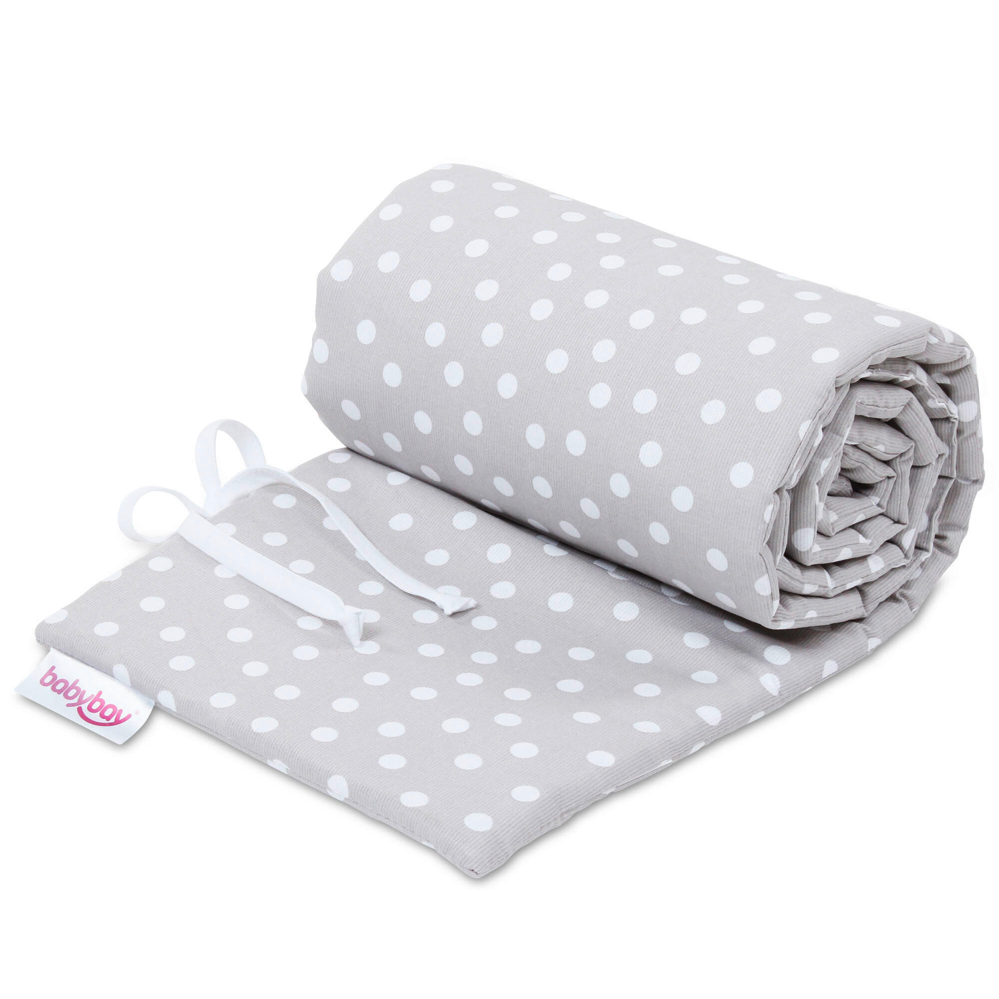 Nestchen Pique Babybay Original    - Weiß/Grau, Basics, Textil (149/24/2cm) - Babybay