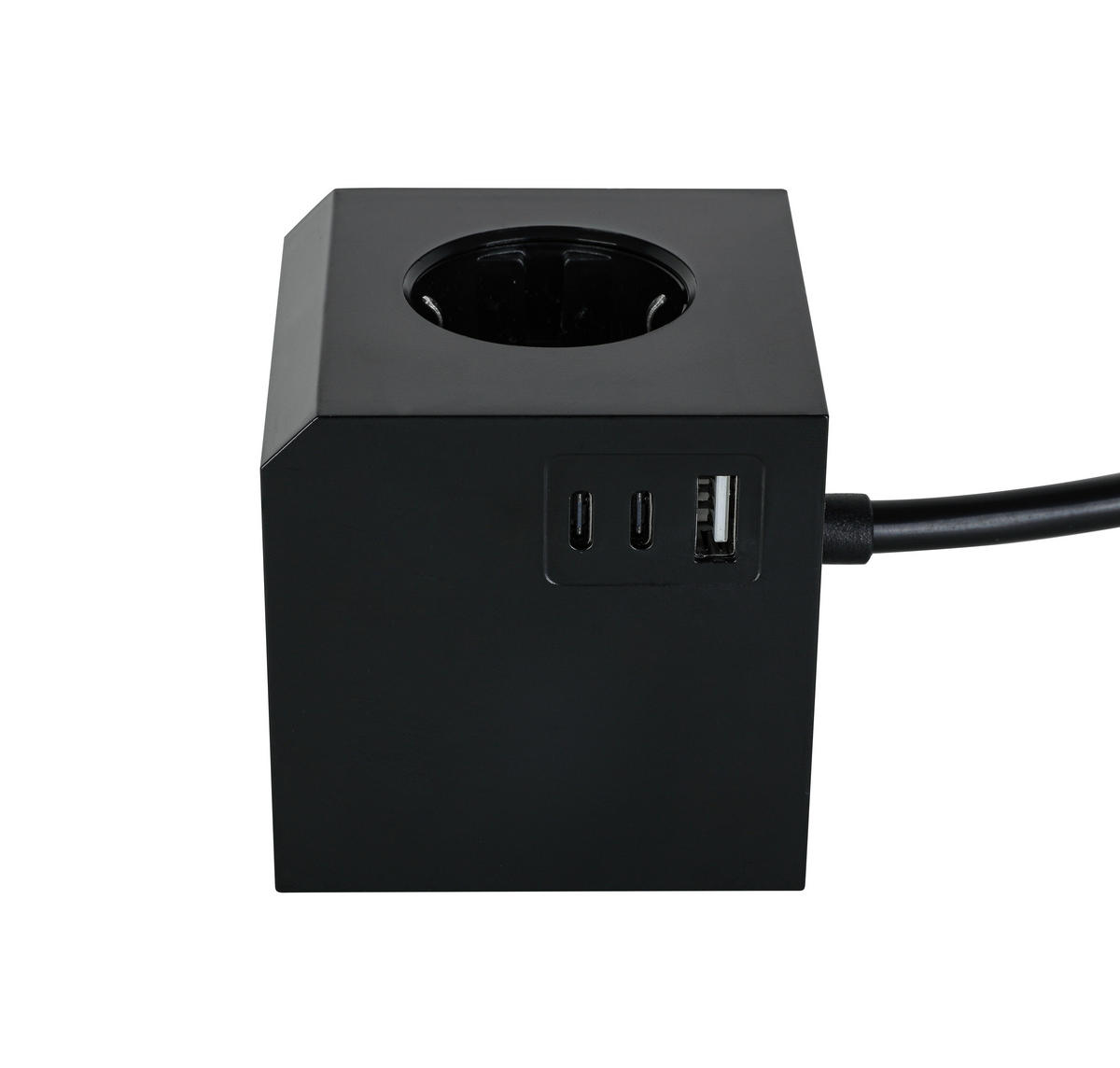 PREDLŽOVACÍ PRÍVOD – KOCKA   - čierna, Basics, plast (7,5/7,5/7,5cm) - Mican