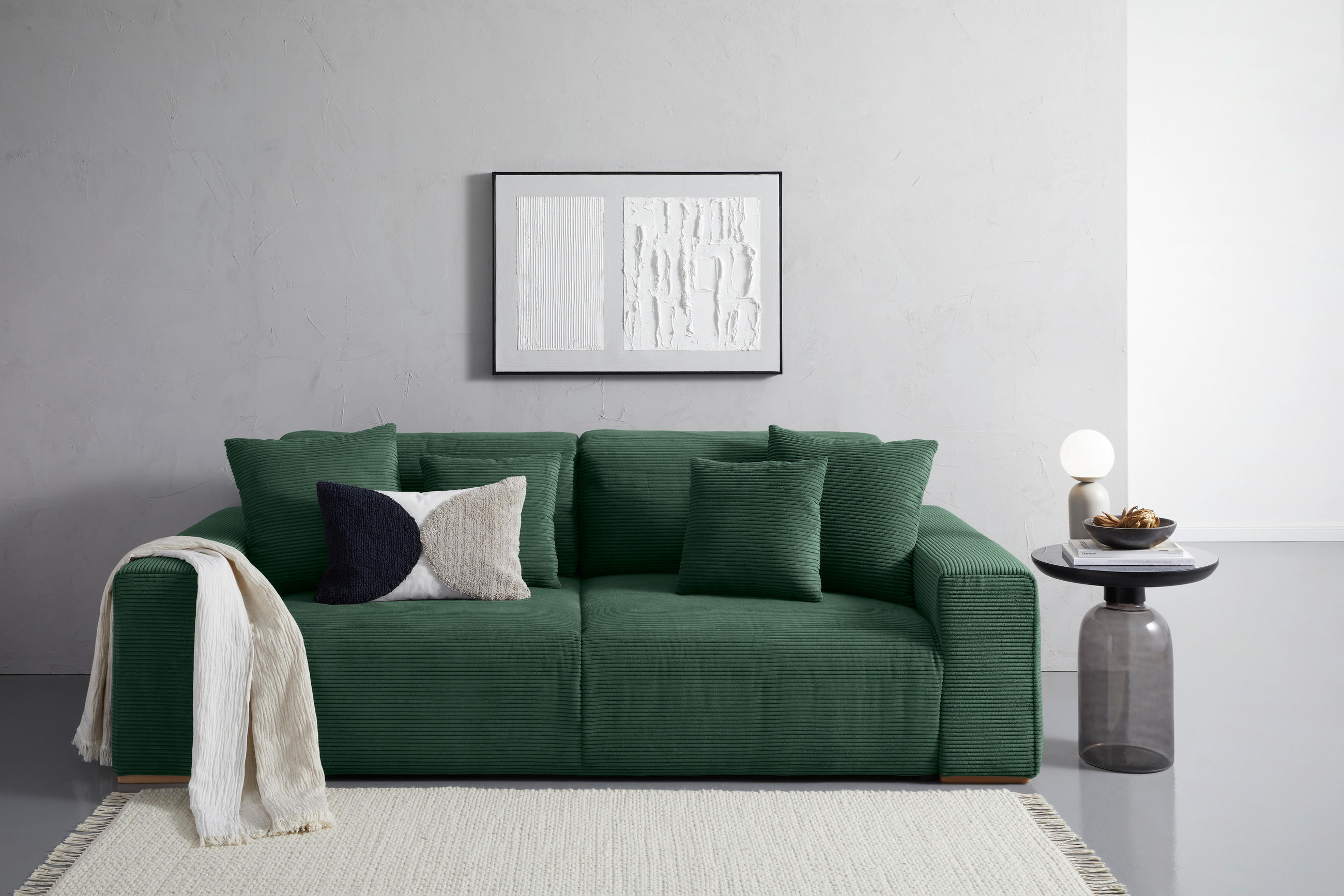 ZIERKISSENSET  42/53/42/53 cm   - Grün, Konventionell, Textil (42/53/42/53cm) - Livetastic