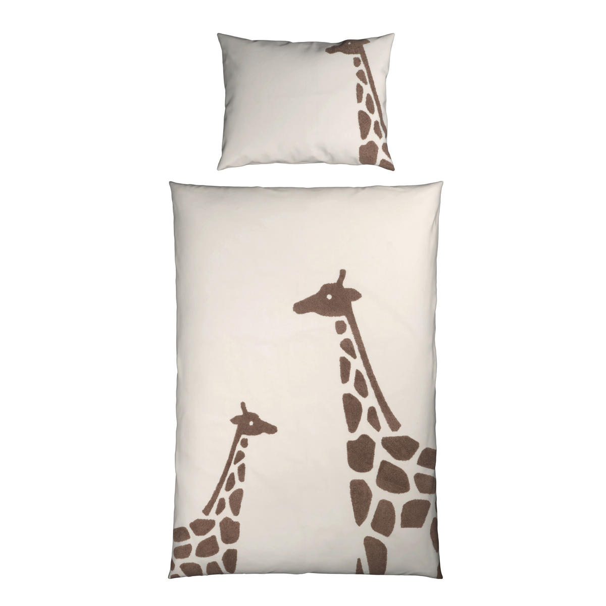 BABYBETTWÄSCHE Webstoff 100/135 cm  - Braun, Trend, Textil (100/135cm) - Patinio