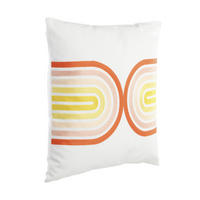 ZIERKISSEN  45/45 cm   - Gelb/Rot, Basics, Textil (45/45cm) - Eglo