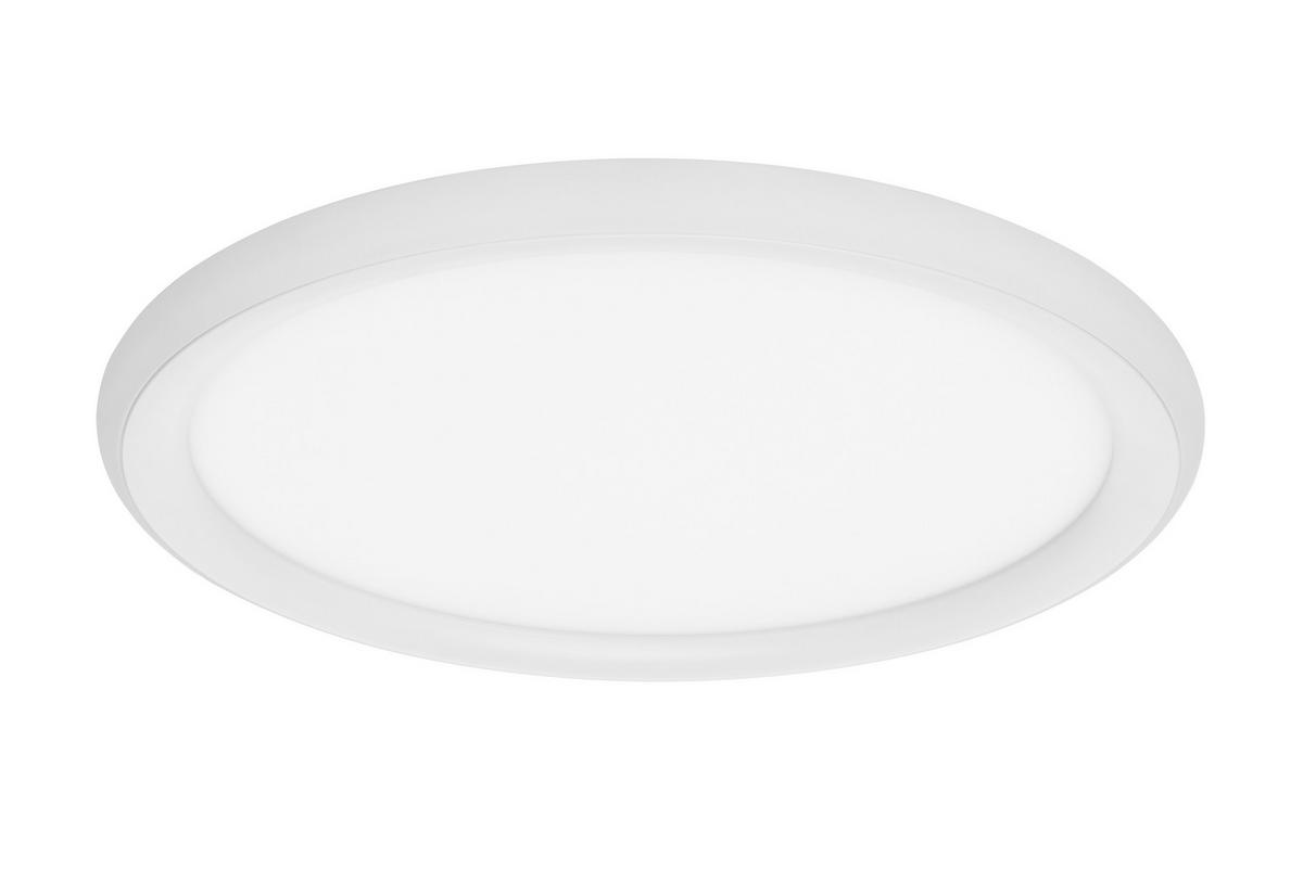 LED-DECKENLEUCHTE 30/3,5 cm   - Weiß, Basics, Kunststoff (30/3,5cm) - Novel