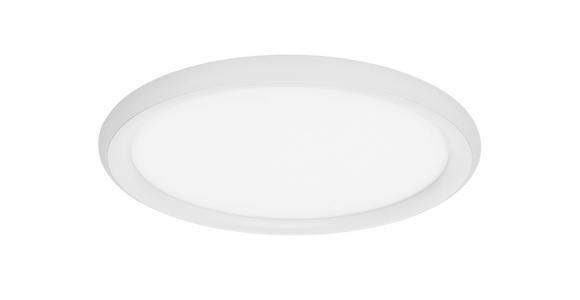 LED-DECKENLEUCHTE 30/3,5 cm   - Weiß, Basics, Kunststoff (30/3,5cm) - Novel