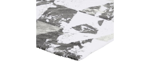 BADEMATTE 60/60 cm Anthrazit, Silberfarben - Anthrazit/Silberfarben, Design, Textil (60/60cm) - Ambiente