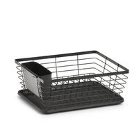 GESCHIRRABTROPFKORB 14708  - Schwarz, Basics, Kunststoff/Metall (37/15/31cm) - Zeller Present