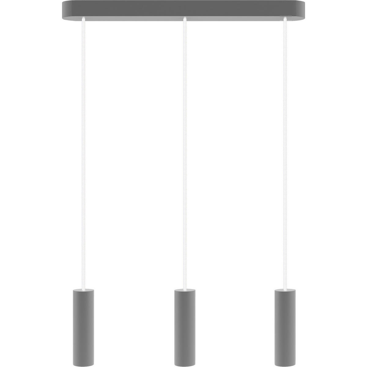 ZÁVĚSNÉ SVÍTIDLO, 52/3.4/150 cm  - šedá, Design, dřevo (52/3.4/150cm)