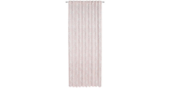 FERTIGVORHANG halbtransparent  - Rosa, Design, Textil (140/245cm) - Esposa