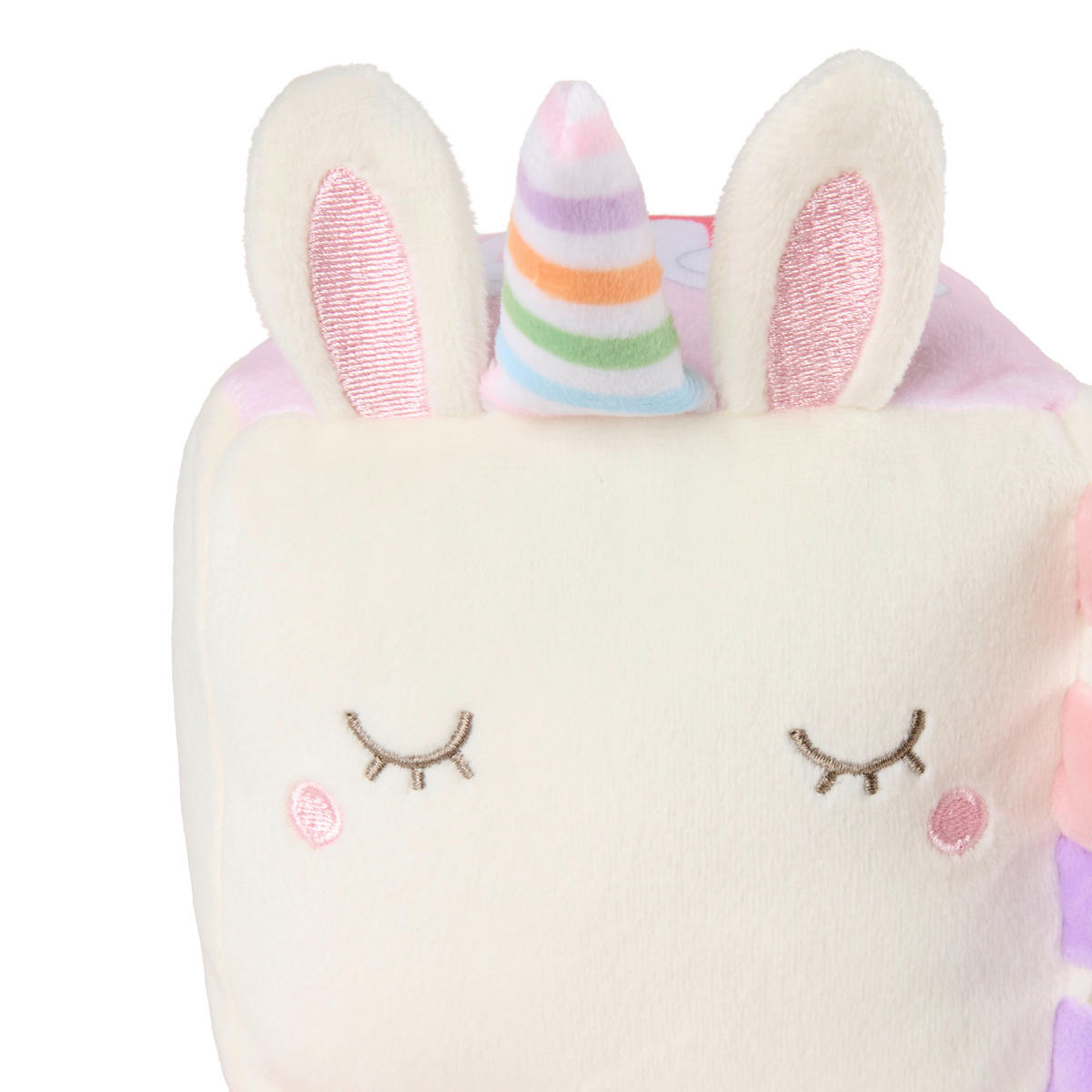 SOFTWÜRFEL Samy  - Pink/Lila, Trend, Kunststoff/Textil (12/12/12cm) - Patinio