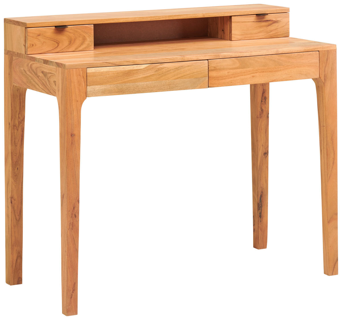 SEKRETÄR in Holz 100/45/86 cm  - Schwarz/Naturfarben, Modern, Holz/Metall (100/45/86cm) - MID.YOU