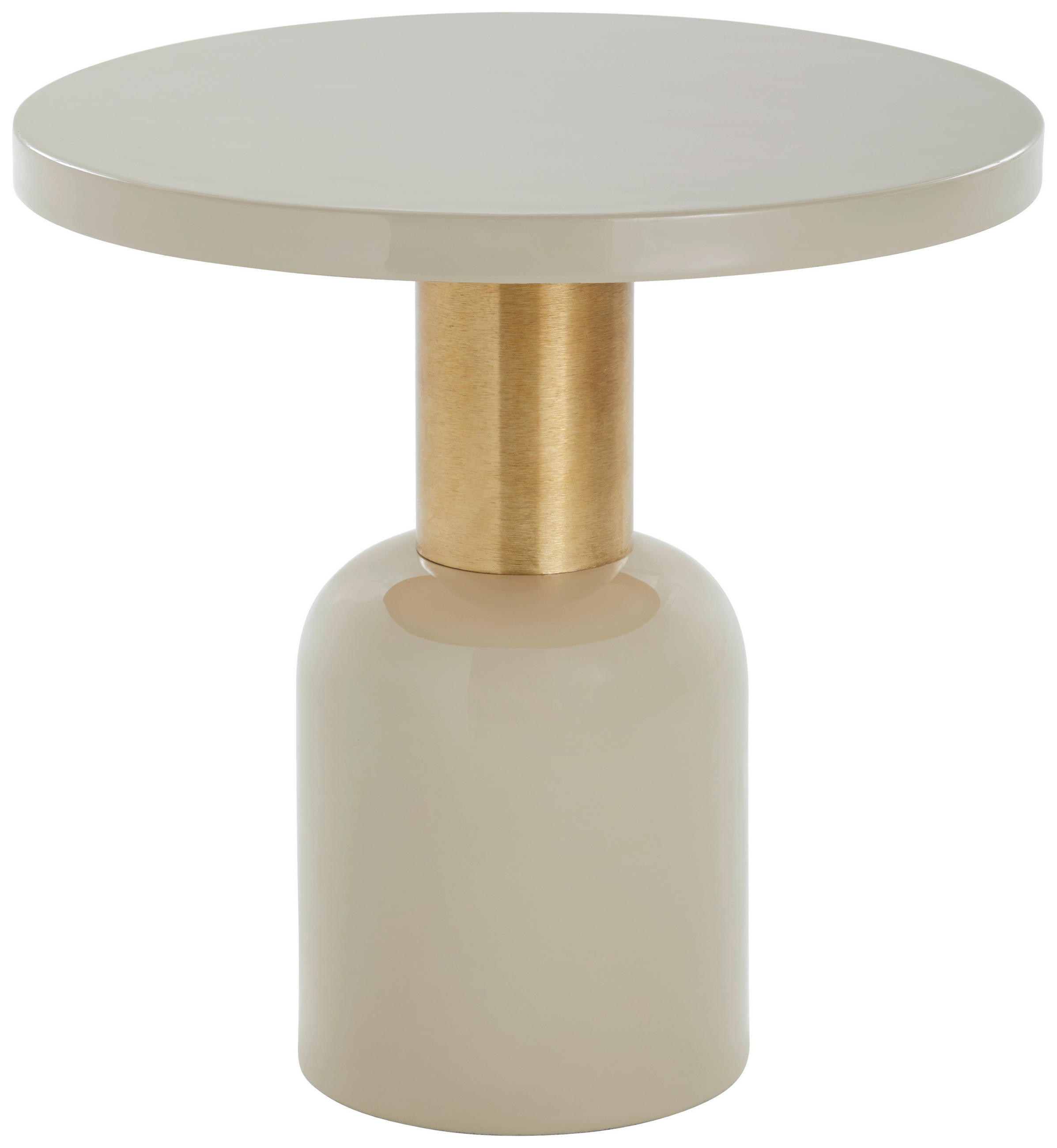 BEISTELLTISCH Beige  - Beige, Basics, Metall (50,5/49,5/50,5cm)