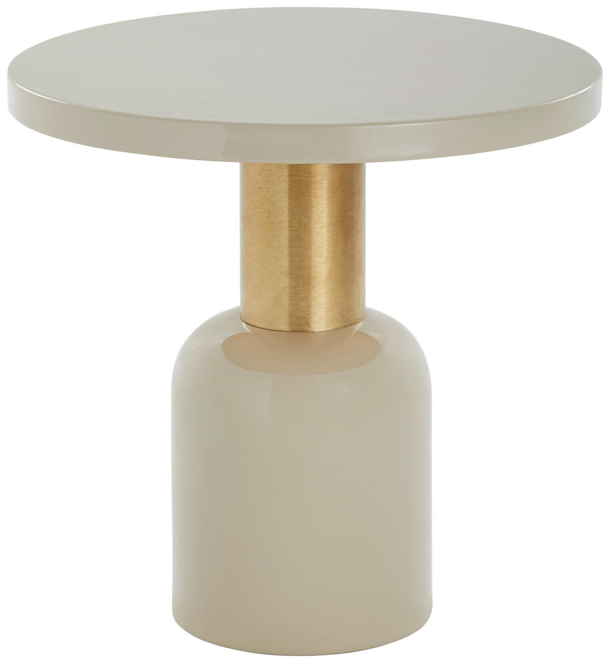 BEISTELLTISCH Beige  - Beige, Basics, Metall (50,5/49,5/50,5cm)