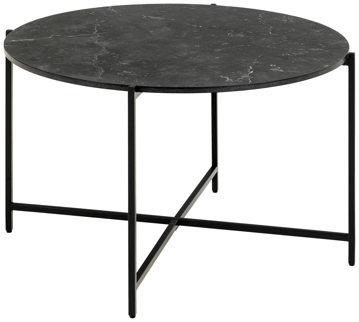 KLUBSKA MIZA, črna  - črna, Moderno, kovina/leseni material (70/70/42cm) - MID.YOU