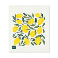 SCHWAMMTUCH - Schwarz/Weiß, Basics, Textil (20/17cm) - PPD