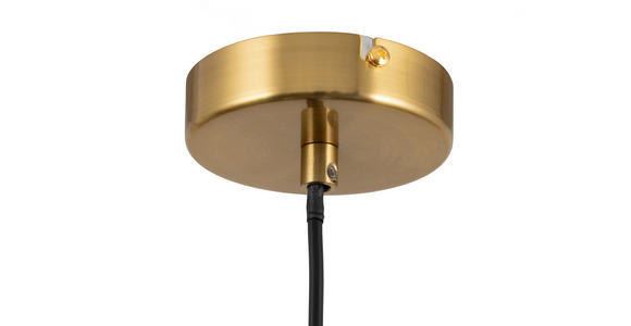 HÄNGELEUCHTE 30/137,5 cm  - Bernsteinfarben, Trend, Glas/Metall (30/137,5cm) - Novel