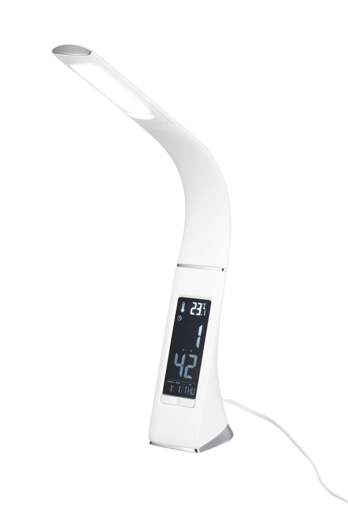 LED-SCHREIBTISCHLEUCHTE - Weiss, Basics, Kunststoff/Metall (9/30cm) - Novel