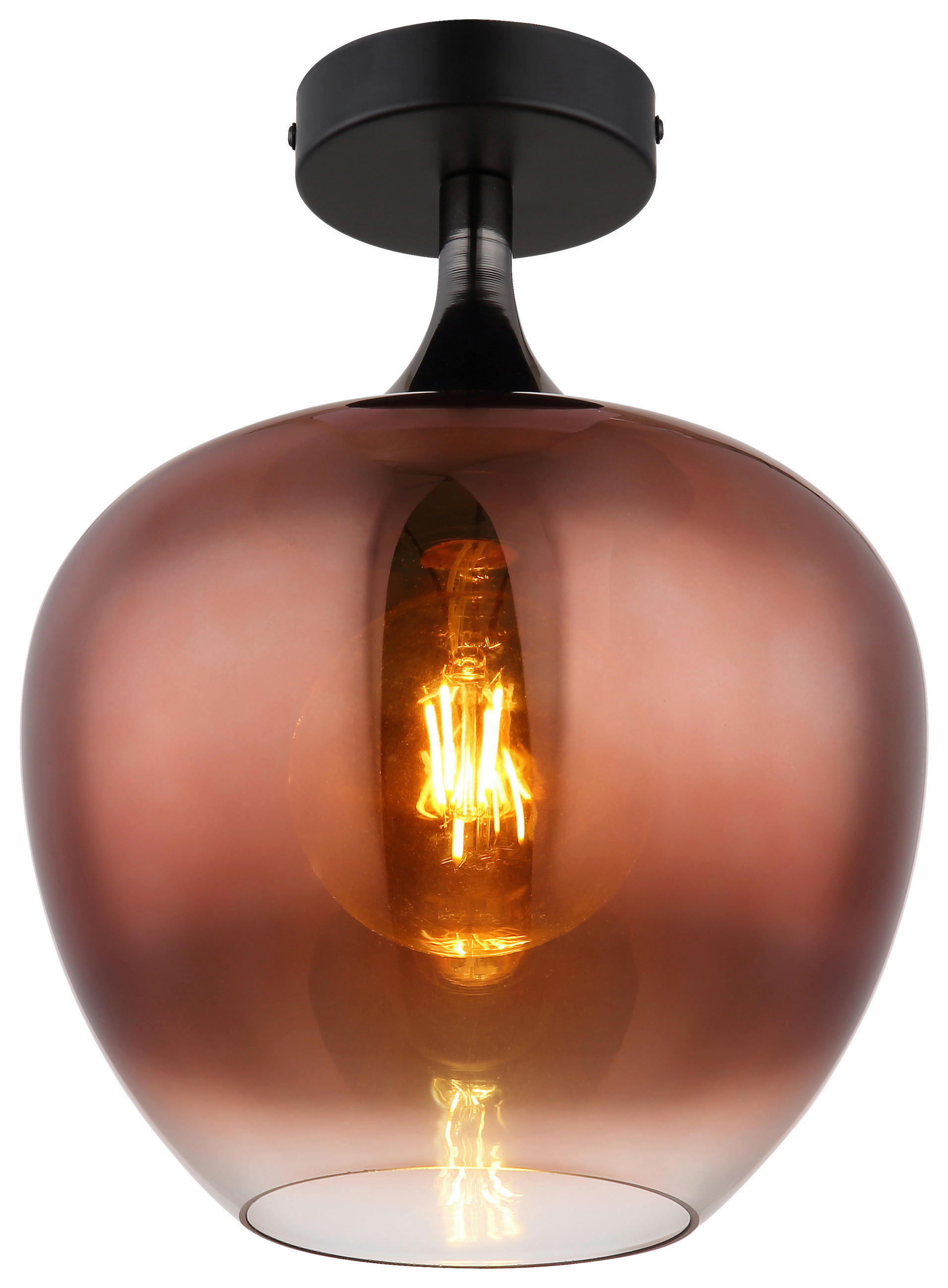Collett's Monde Deckenleuchte Schwarz, Kupfer 31.5 cm