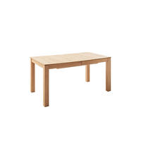 ESSTISCH Asteiche furniert, massiv rechteckig Eichefarben  - Eichefarben, Design, Holz (160/77/90cm) - Livetastic
