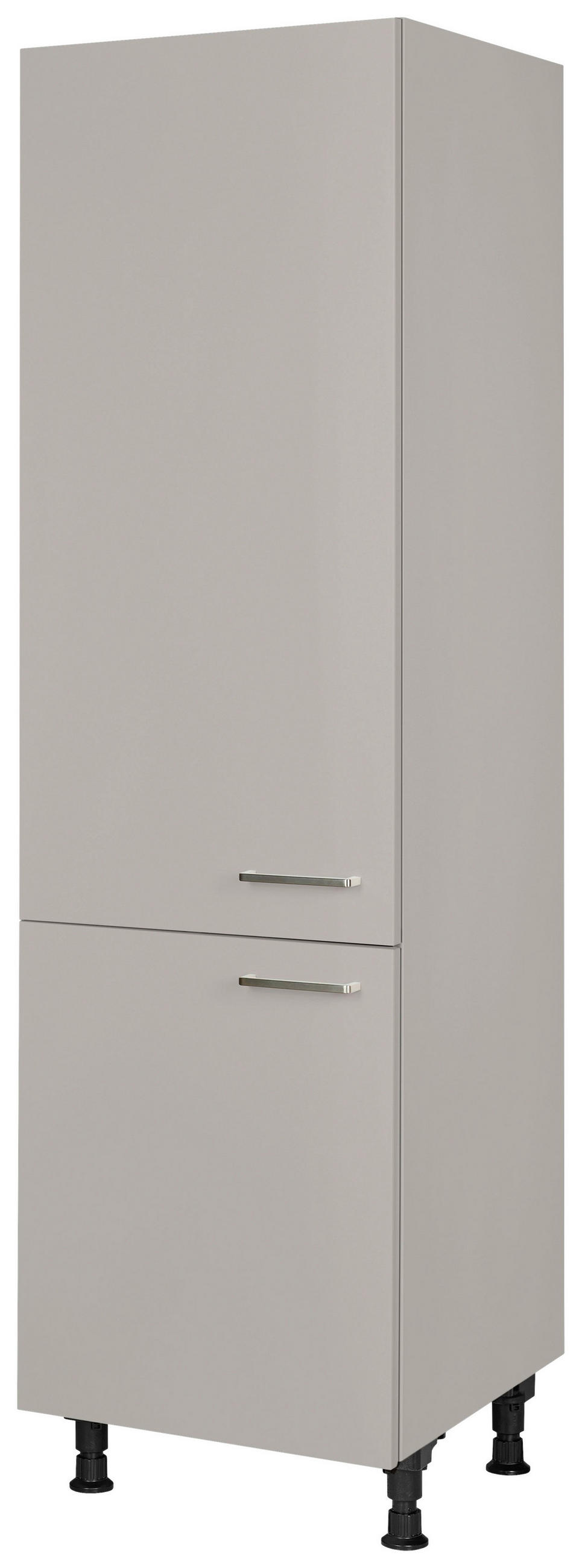 GERÄTEUMBAUSCHRANK 60/216,6/58 cm  in Grau  - Edelstahlfarben/Grau, MODERN, Holzwerkstoff/Metall (60/216,6/58cm) - Nobilia