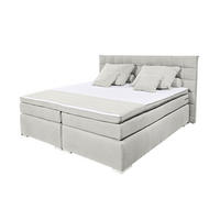 BOXSPRING KREVET 160/200 cm     siva  - siva, Moderno, tekstil/pločasti materijal (160/200cm) - Hom`in