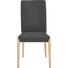 STUHL Kernesche massiv Dunkelgrau, Eschefarben - Dunkelgrau/Eschefarben, Design, Holz/Textil (48/94/61cm) - Venda