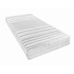 TASCHENFEDERKERNMATRATZE CARRY MEDICA NOVA 90/200 cm Höhe ca. 20 cm  - Weiß, Basics, Textil (90/200cm) - Sleeptex
