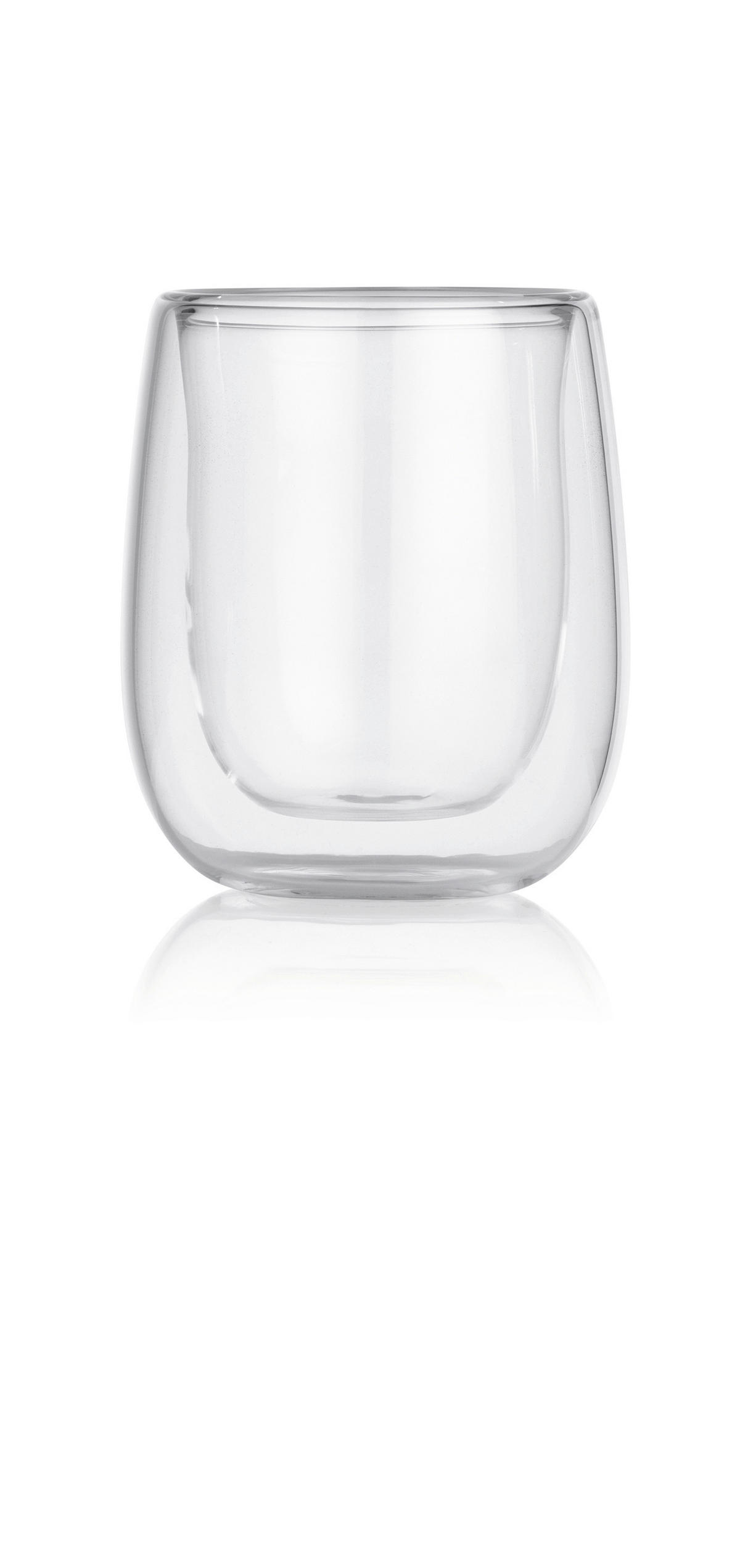 Espressothermogläser 4er Set  4-teilig  - Transparent, Basics, Glas (5,5/6,5/7,5cm)