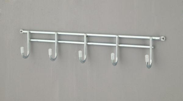 HAKENLEISTE  in Chromfarben  - Chromfarben, Basics, Metall (32/6/4cm) - Carryhome