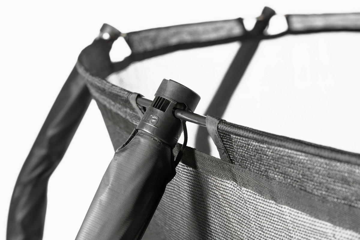 TRAMPOLIN  - Schwarz, KONVENTIONELL, Kunststoff/Metall (251/256cm) - Salta