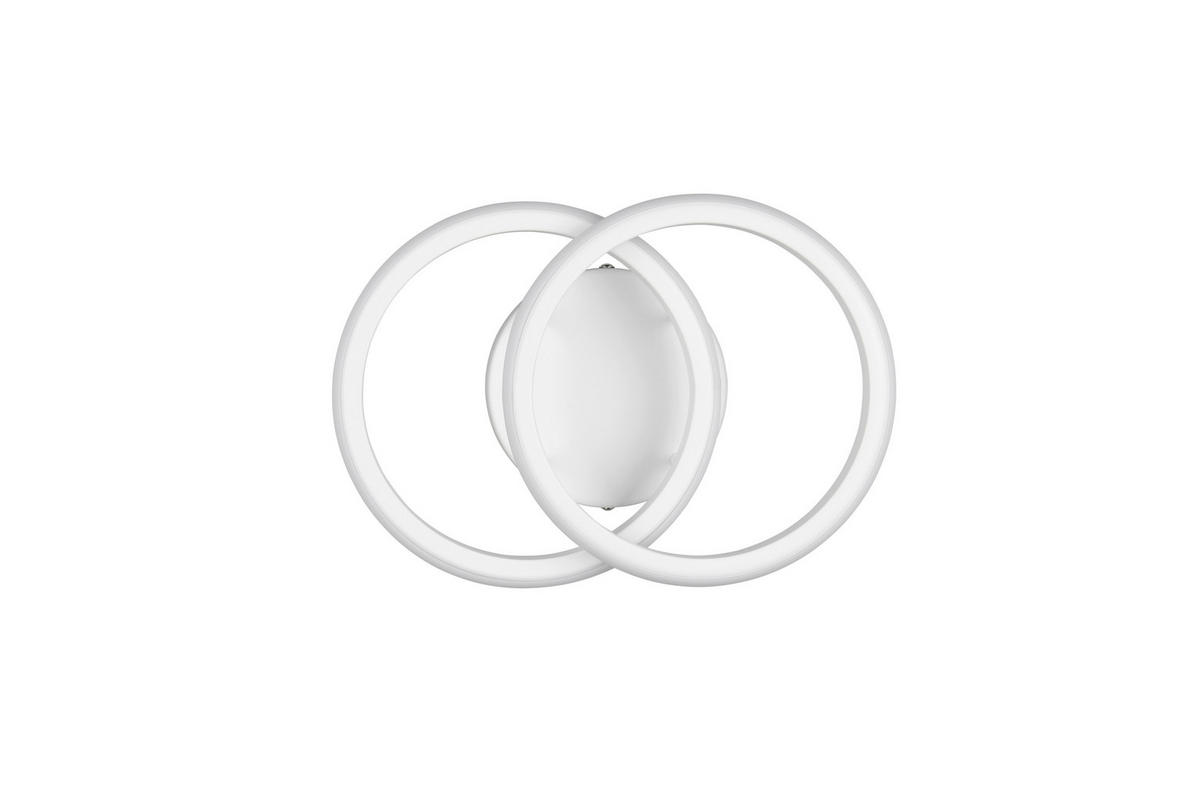 LED-DECKENLEUCHTE     - Weiss, Basics, Metall (26,5/10,5/18,5cm)