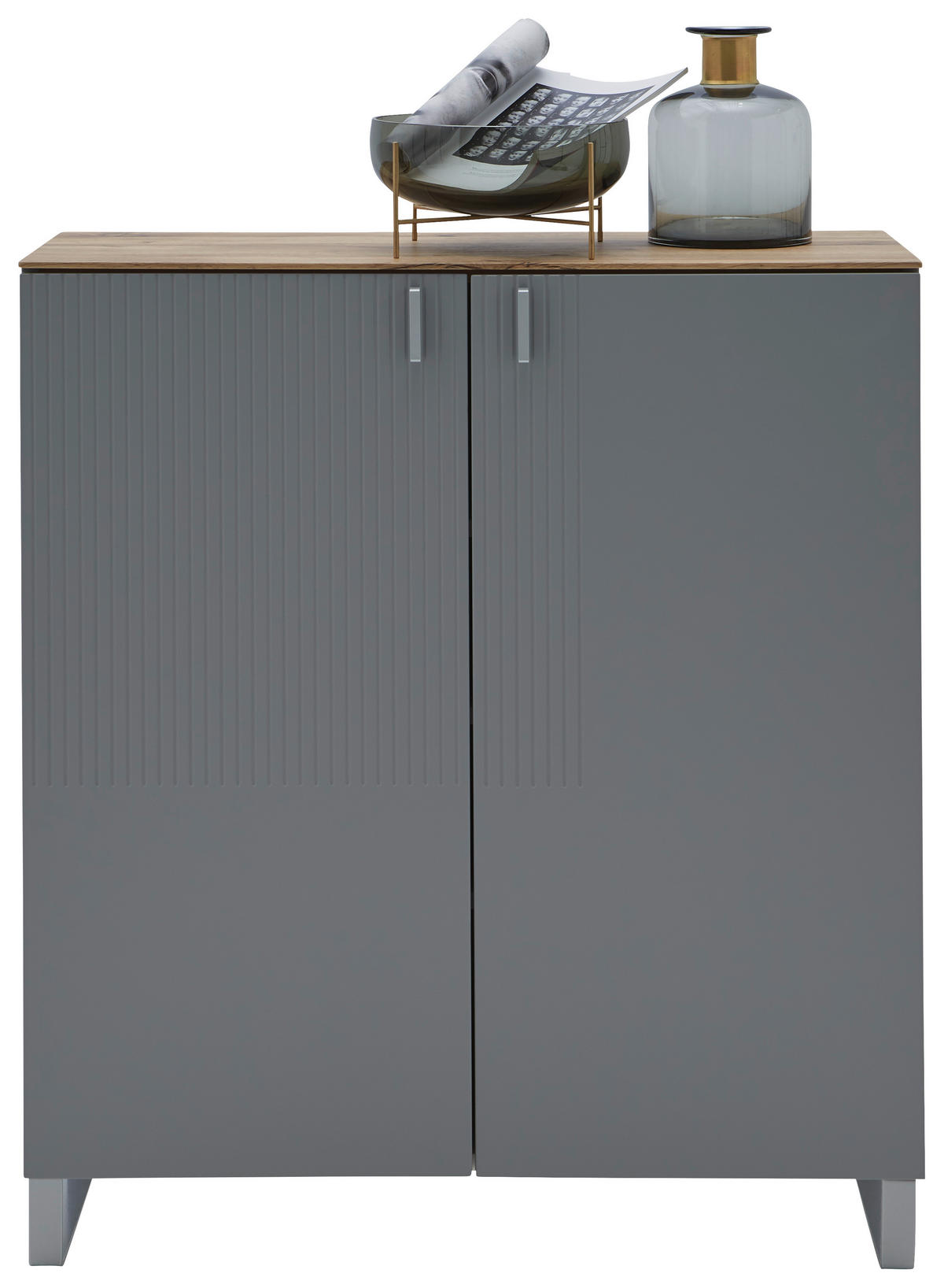 GARDEROBE 5-teilig  in 260/192/36 cm  - Eichefarben/Grau, Design, Holz/Holzwerkstoff (260/192/36cm) - Dieter Knoll