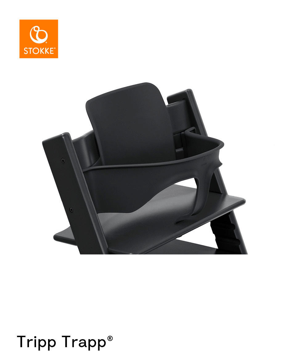 HOCHSTUHLBÜGEL Tripp Trapp Baby Set²  - Schwarz, Basics, Kunststoff (43/19/22cm) - Stokke