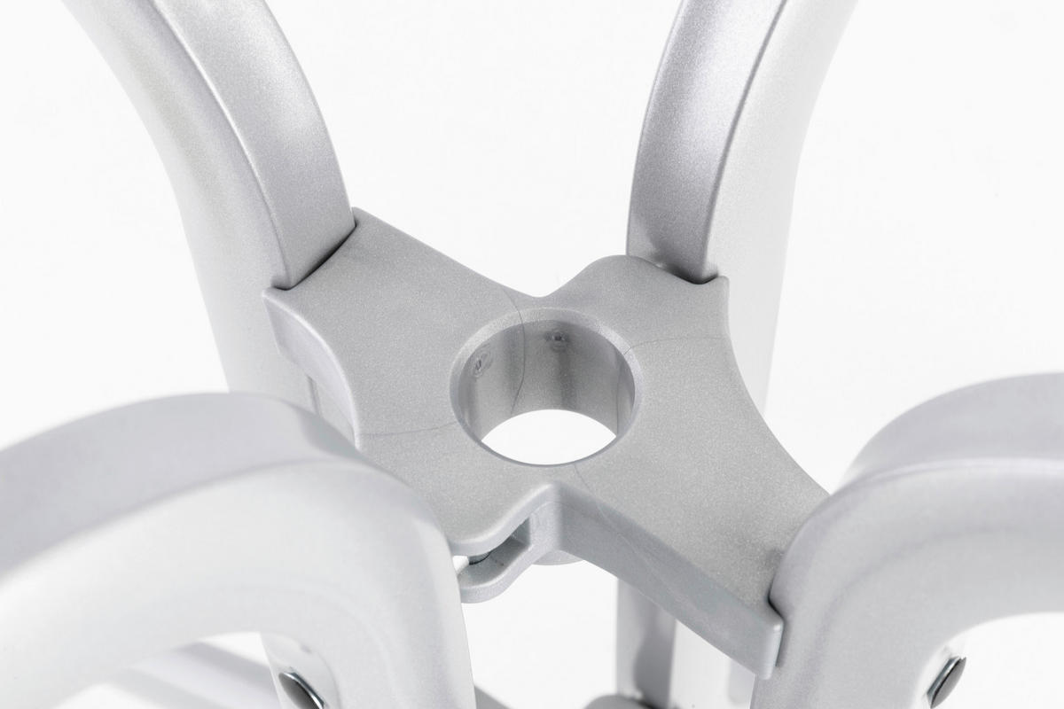 GARTENKLAPPTISCH 115/115/74 cm Metall, Kunststoff rund  - Anthrazit/Silberfarben, Basics, Kunststoff/Metall (115/115/74cm) - Kettler