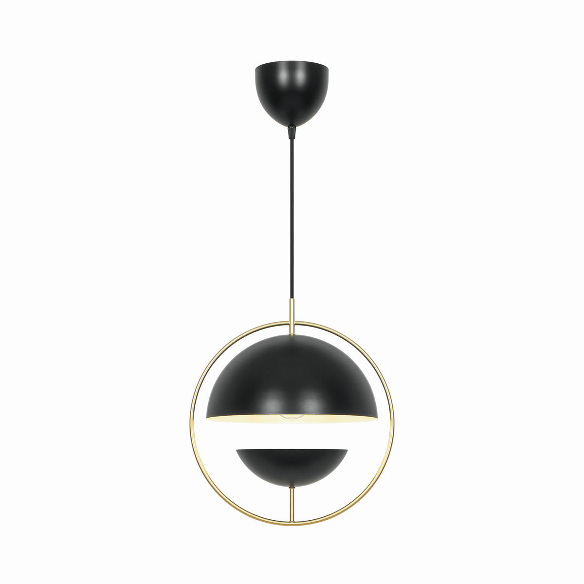 PENDELLEUCHTE 33/37 cm  - Schwarz, Design, Metall (33/37cm) - Nordlux