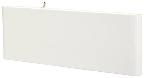 LED-WANDLEUCHTE Siegfried 22,5/3,5/8 cm   - Opal/Weiß, Design, Kunststoff/Metall (22,5/3,5/8cm) - Globo