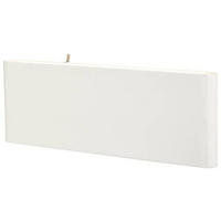 LED-WANDLEUCHTE Siegfried 22,5/3,5/8 cm   - Opal/Weiß, Design, Kunststoff/Metall (22,5/3,5/8cm) - Globo