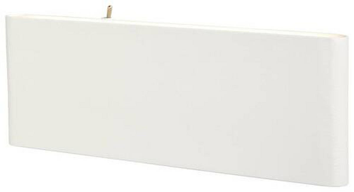 LED-WANDLEUCHTE Siegfried 22,5/3,5/8 cm   - Opal/Weiß, Design, Kunststoff/Metall (22,5/3,5/8cm) - Globo