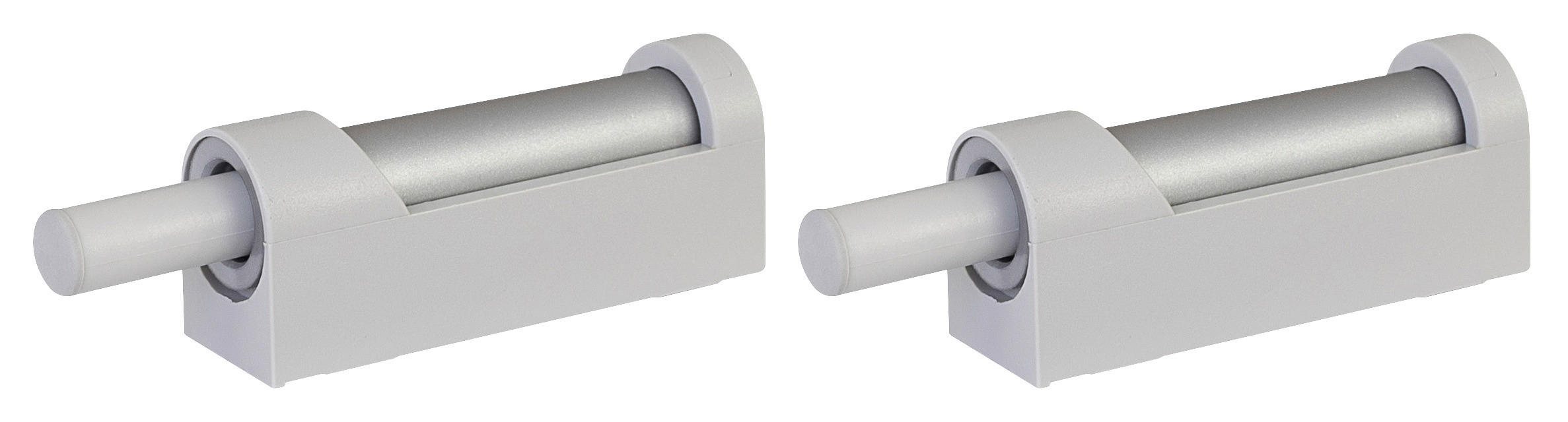 TÜRDÄMPFER 0,9/1,3/4,6 cm Grau  - Grau, Kunststoff (0,9/1,3/4,6cm) - Boxxx