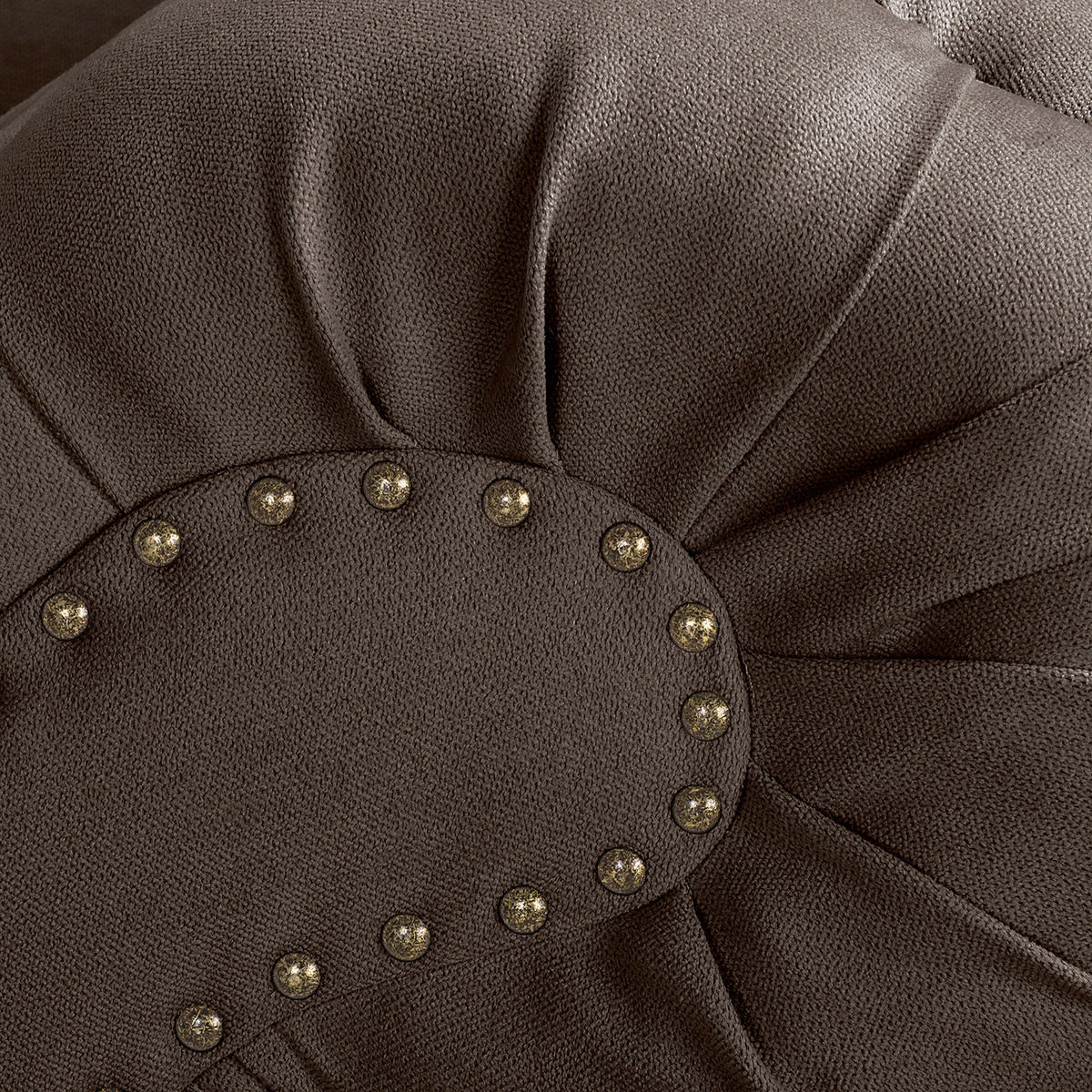 RÉCAMIERE Mikrofaser Graubraun  - Graubraun/Braun, Design, Holz/Textil (185/93/75cm) - Livetastic