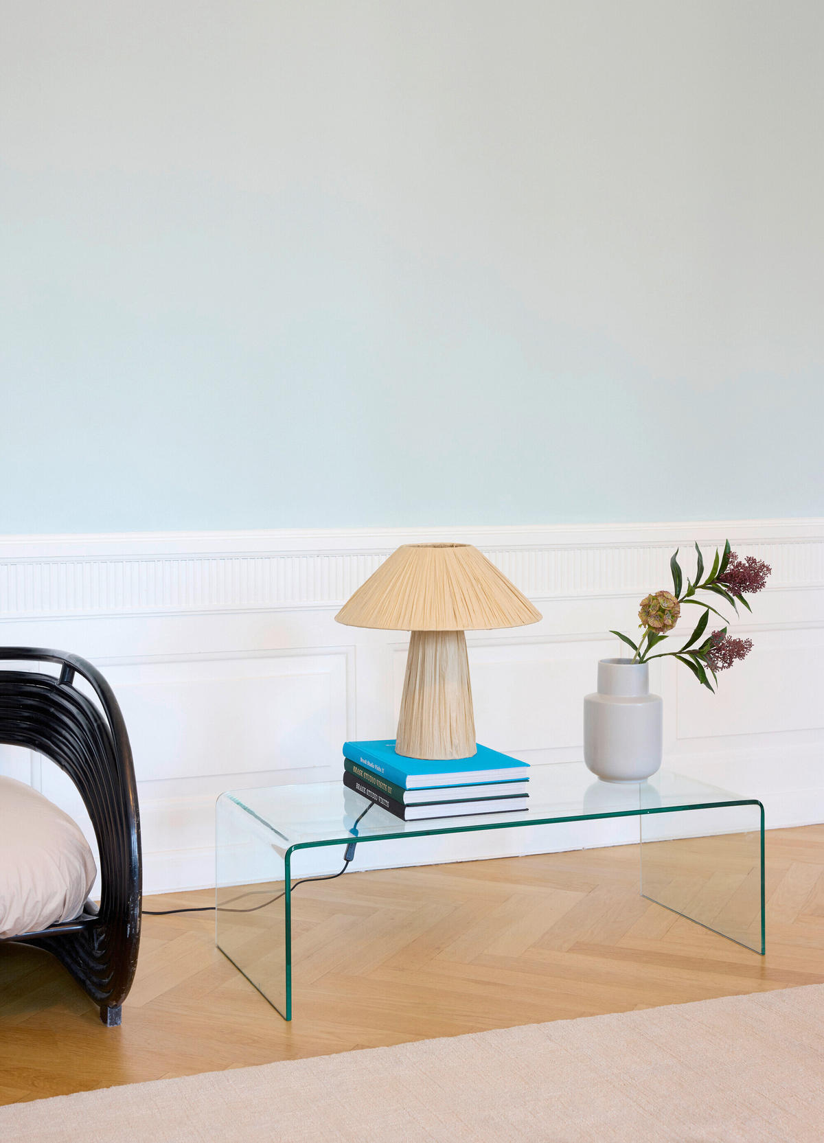 TISCHLEUCHTE 40/40.5 cm   - Braun, Basics, Naturmaterialien/Metall (40/40.5cm) - Osram