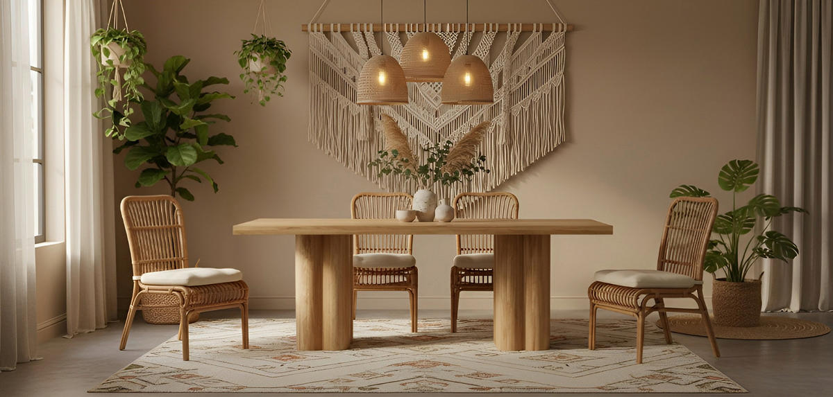ESSTISCH 200/100/76 cm Echtholz  Holz rechteckig Naturfarben  - Naturfarben, LIFESTYLE, Holz (200/100/76cm) - Niels Andersson