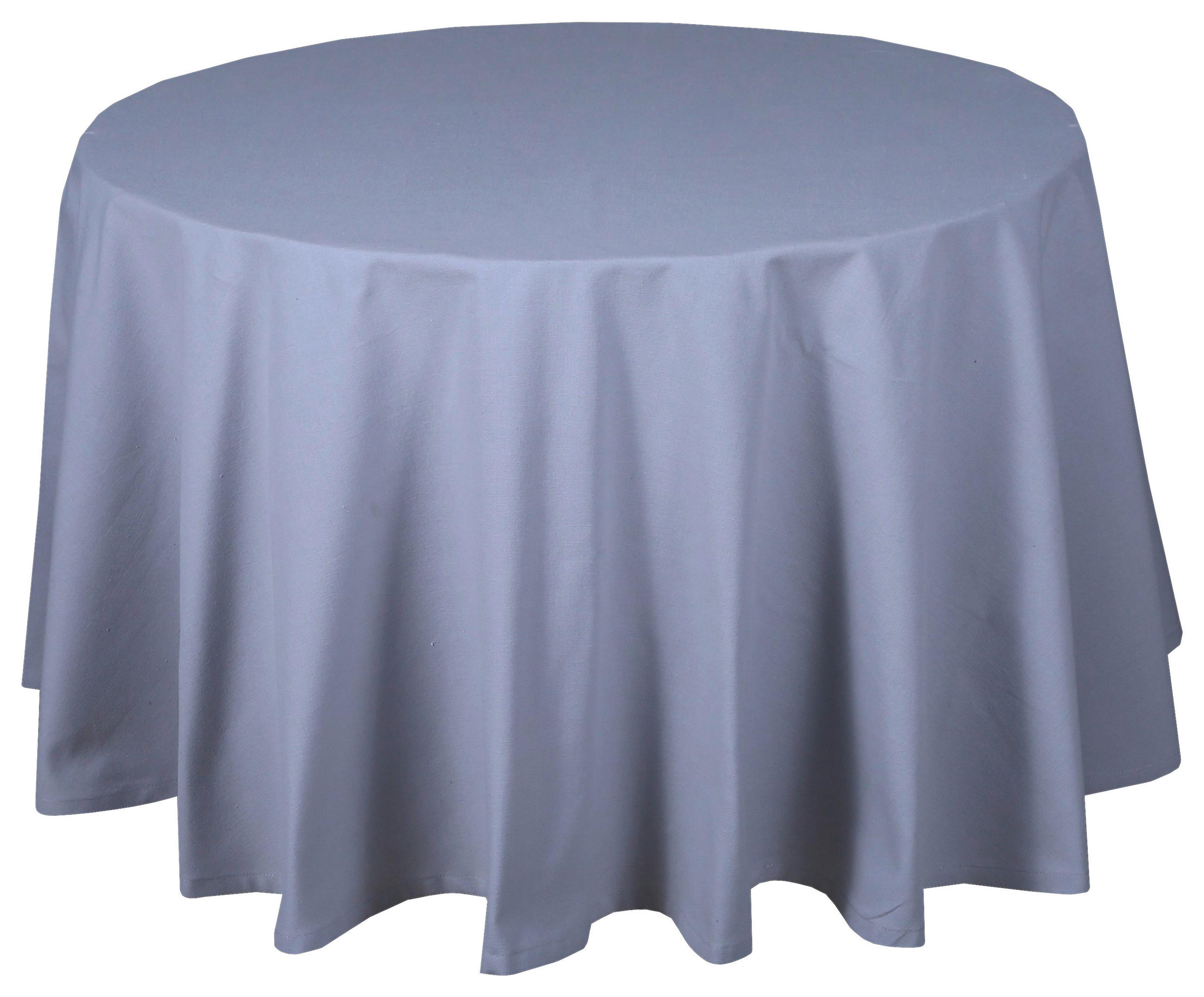 TISCHDECKE Textil Silberfarben 160 cm  - Silberfarben, Basics, Textil (160cm) - Novel