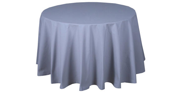 TISCHDECKE Textil Silberfarben 160 cm  - Silberfarben, Basics, Textil (160cm) - Novel