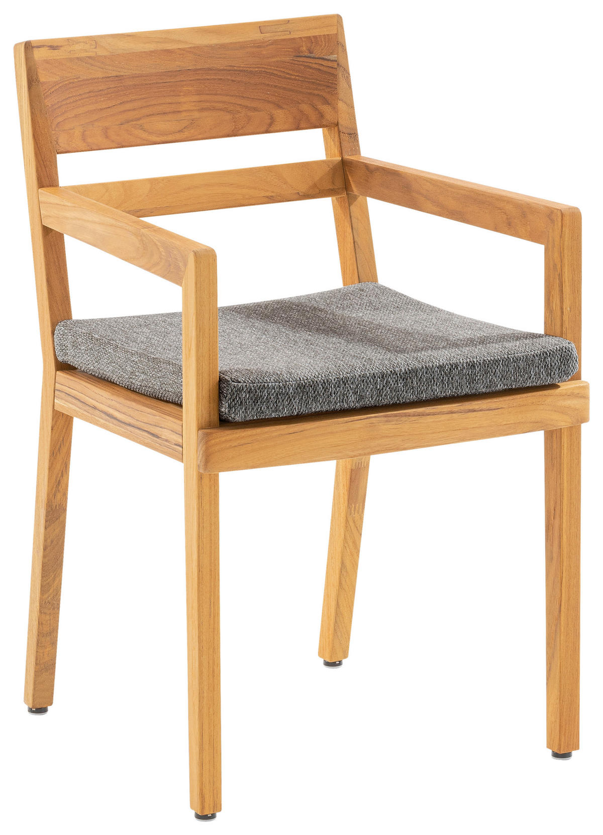 GARTENSITZKISSEN in Grau  - Grau, Design, Textil (46/4/49cm)