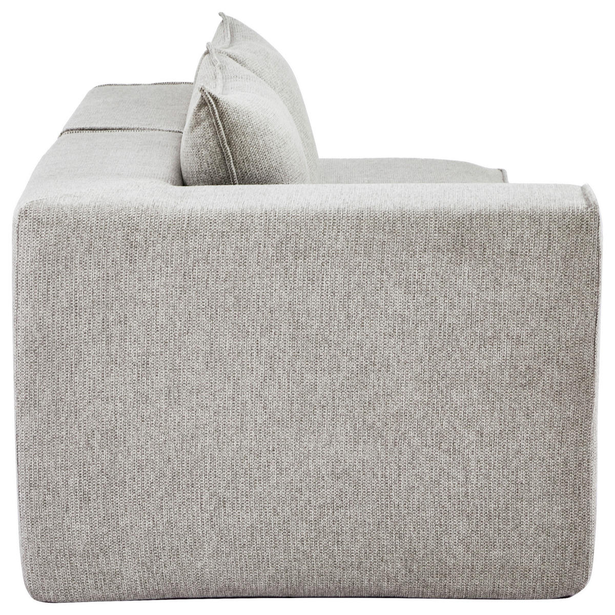 SOFAELEMENT in Webstoff Naturfarben  - Naturfarben, Design, Kunststoff/Textil (90/80/90cm) - Carryhome