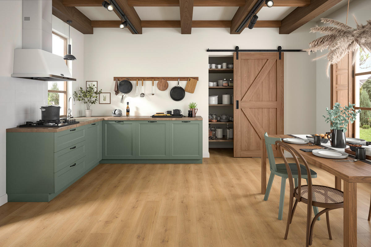 LAMINATBODEN Pinot Eiche honig EGGER Nature Sense Aqua  per  m² - Eichefarben/Braun, KONVENTIONELL, Holzwerkstoff (129.2/19.3/1cm) - Egger Holzwerkstoffe