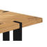 COUCHTISCH in Holz, Metall - Eichefarben/Schwarz, MODERN, Holz/Metall (45/45/50cm) - Hom`in COUCHTISCH in Holz, Metall - Eichefarben/Schwarz, MODERN, Holz/Metall (45/45/50cm) - Hom`in